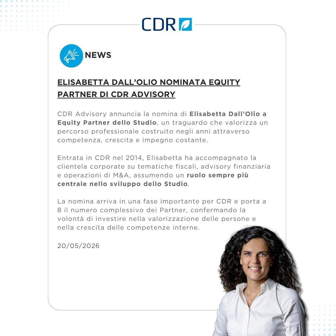 Elisabetta Dall’Olio nominata Partner