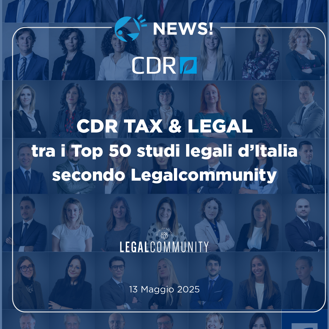 CDR tra i 50 studi legali d’Italia