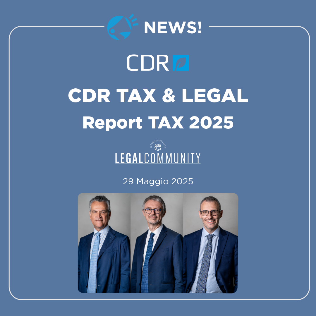 CDR Tax & Legal Report Tax 2025
