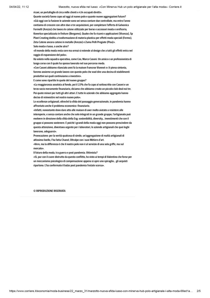 Corriere Marzotto Minerva Hub 02